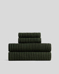 2+2 Waffle Bath Bundle - Evergreen