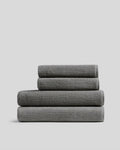 2+2 Soft Rib Bath Bundle - Pebble