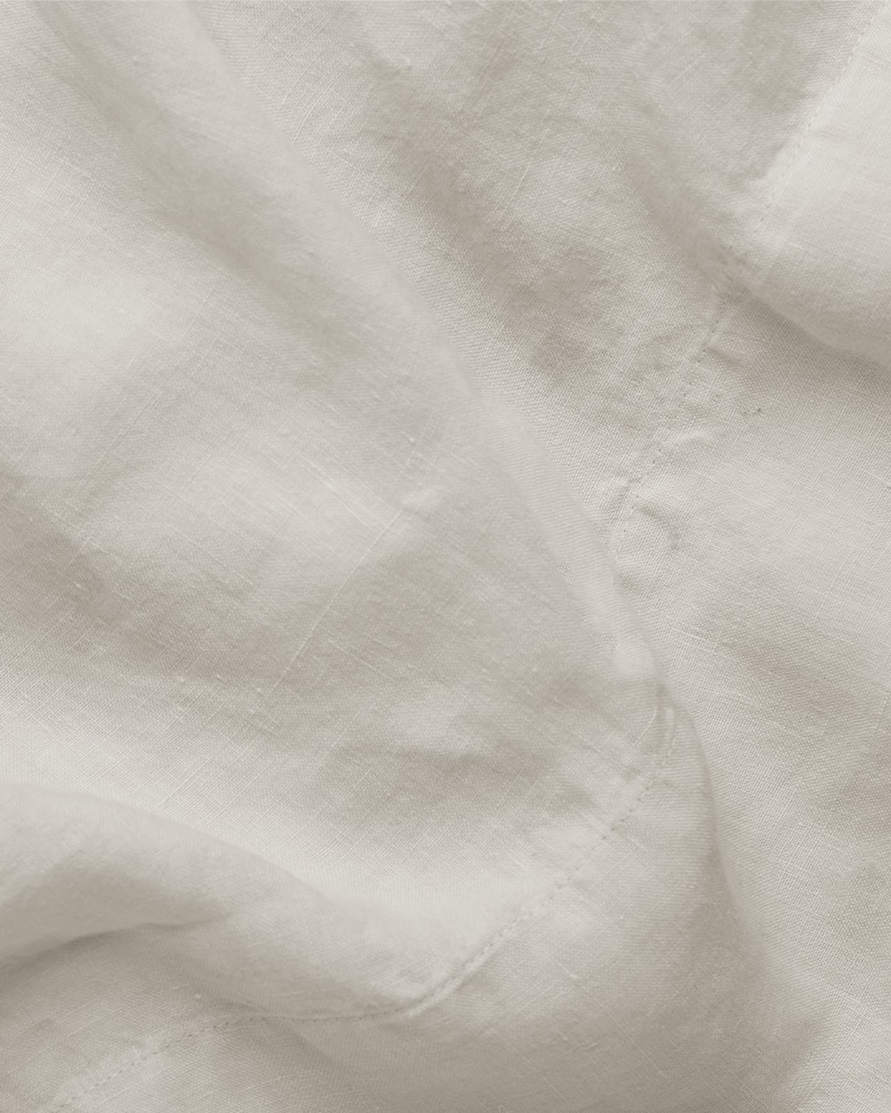 Linen Top Sheet - Bone