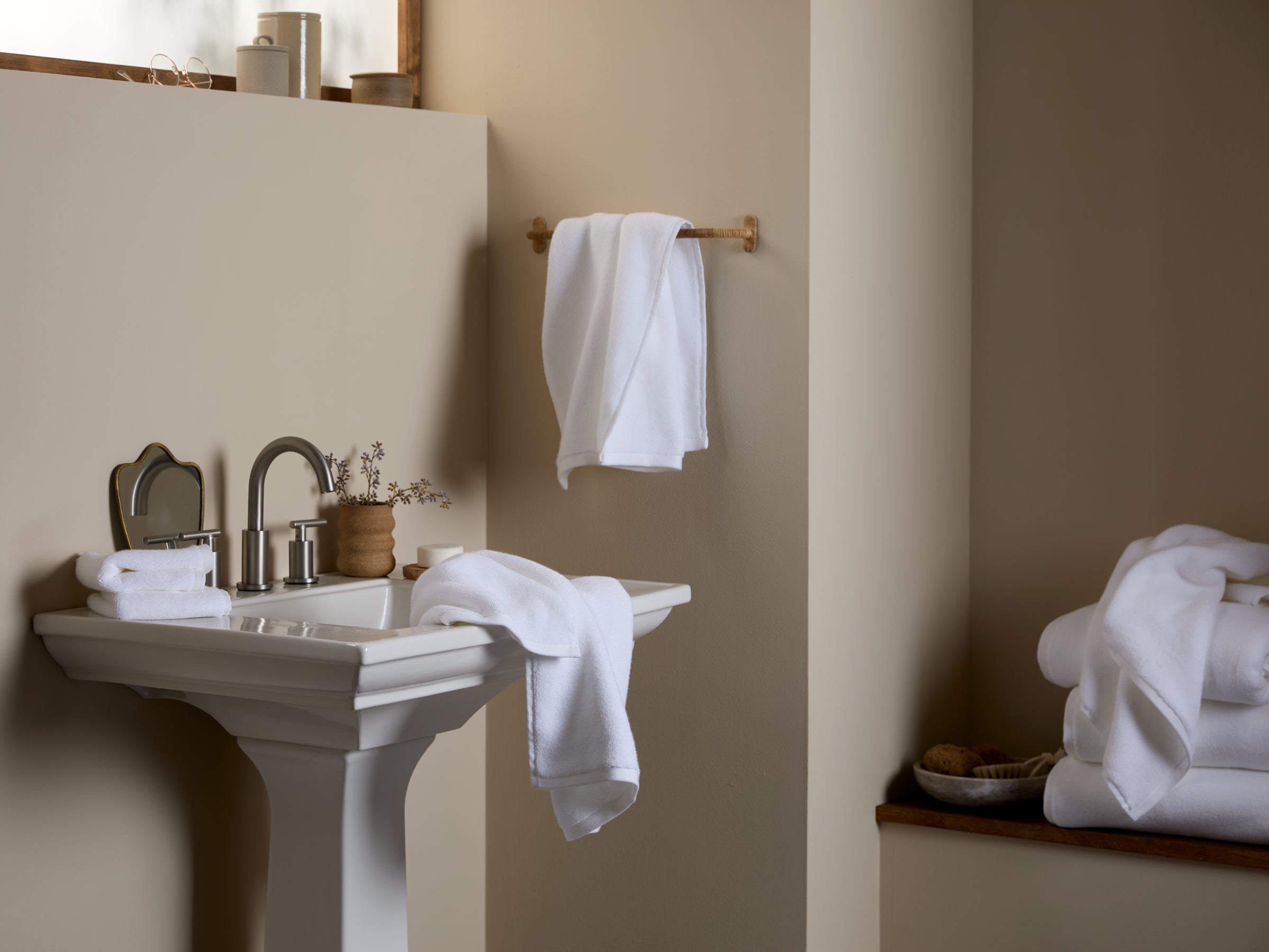 2+2 Organic Plush Bath Bundle - White