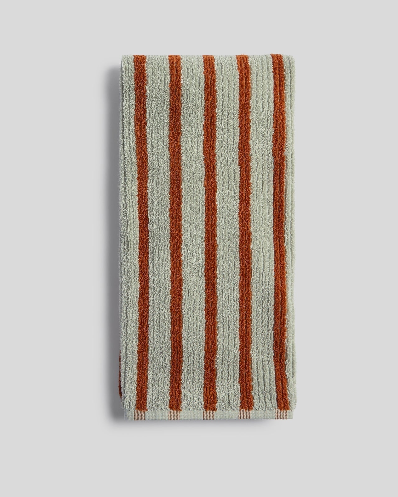 2+2 Organic Resort Stripe Bath Bundle -  Sage with Russet