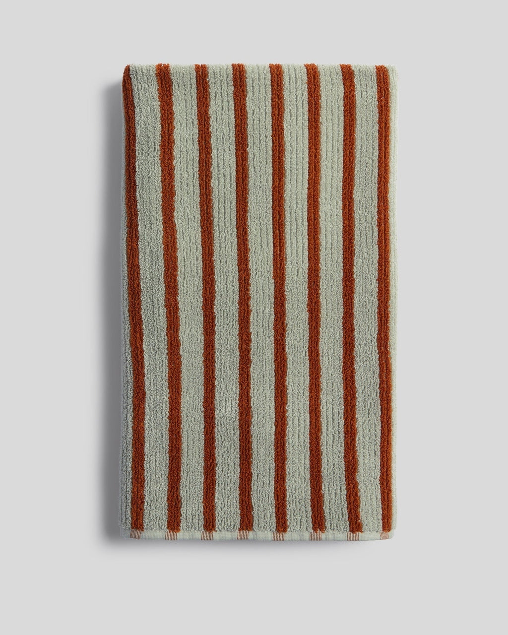 2+2 Organic Resort Stripe Bath Bundle -  Sage with Russet