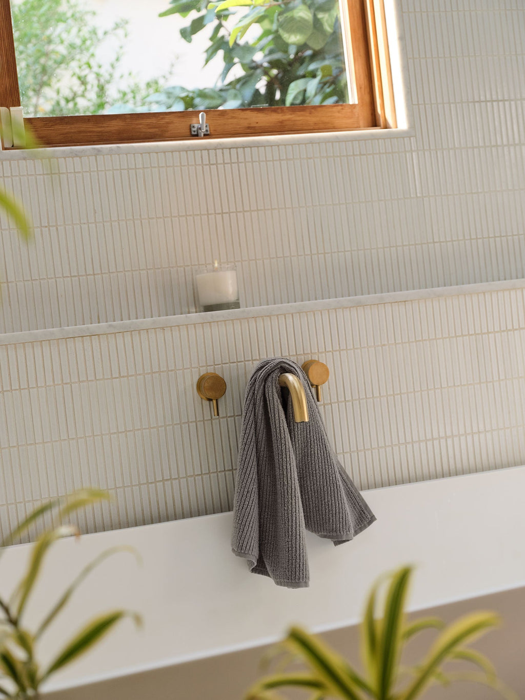 2+2 Soft Rib Bath Bundle - Pebble